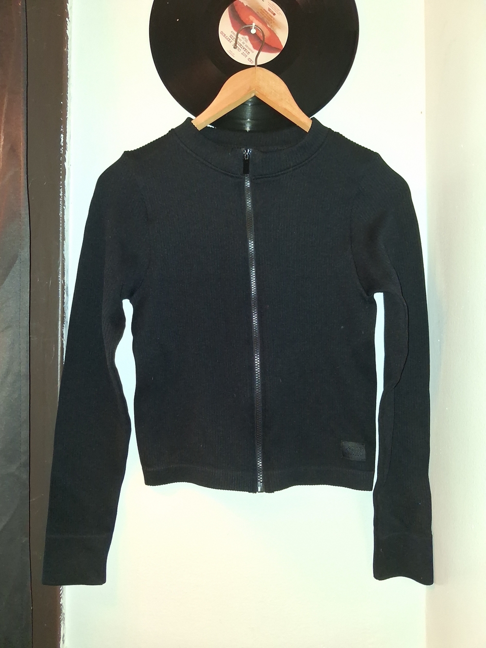 Black Zip-Front Women’s Jacket